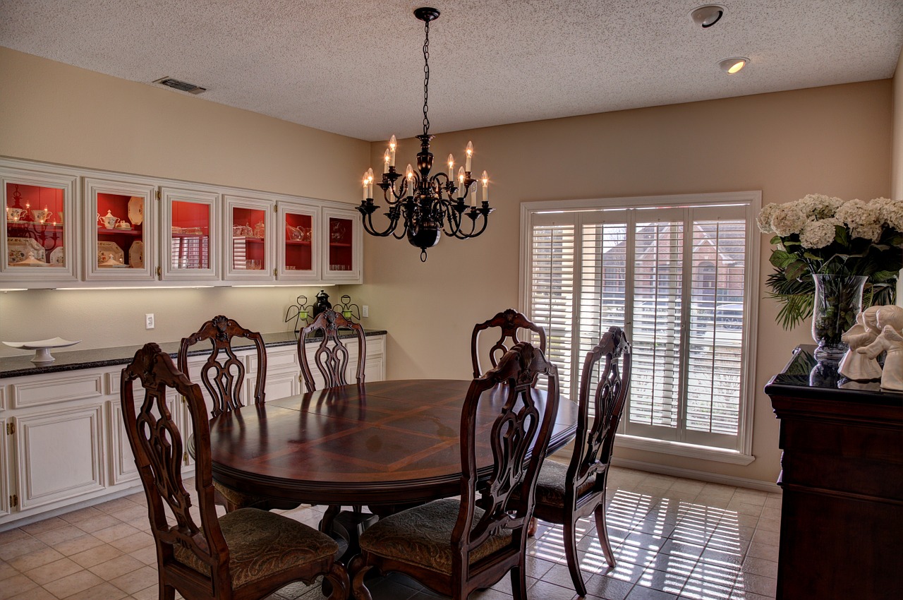 Dining room curtain decor ideas