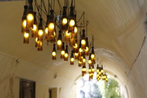 Bottle Lamps
