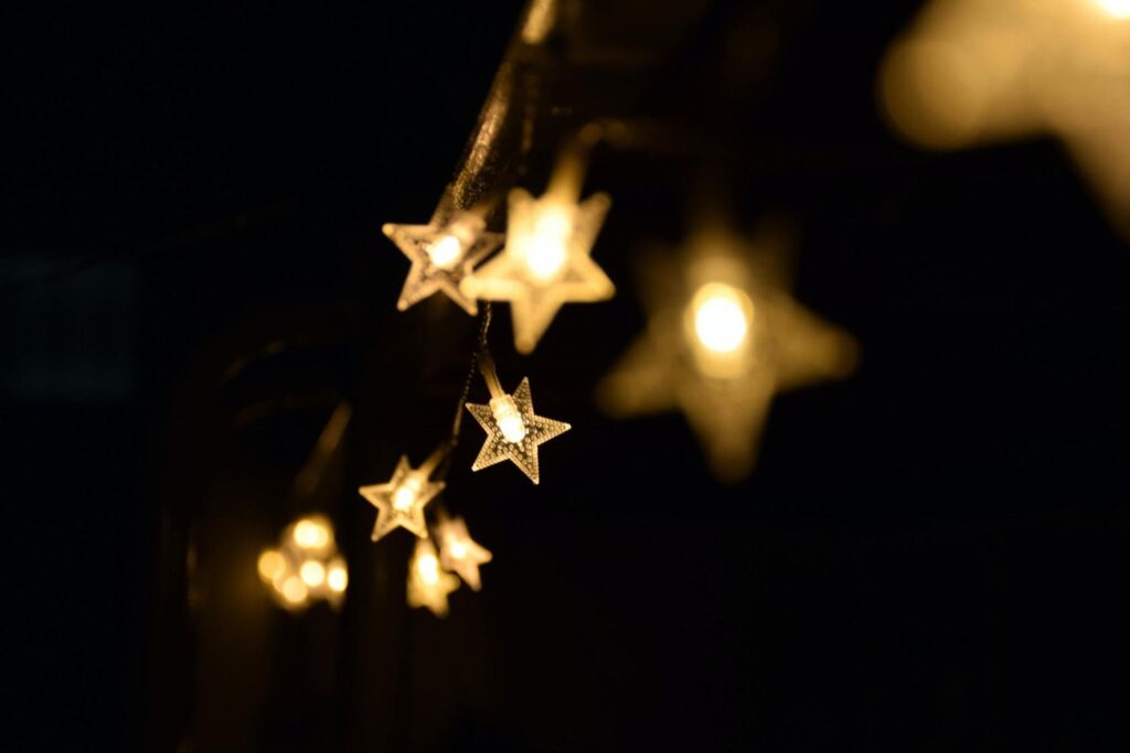 Star-shaped LED lights