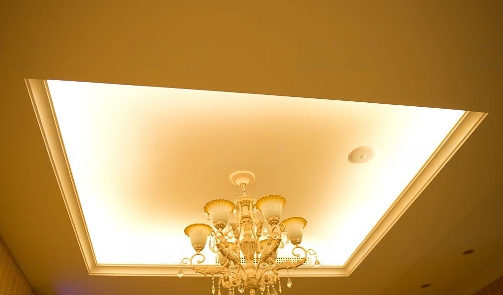 LED Backlit Glass Ceiling