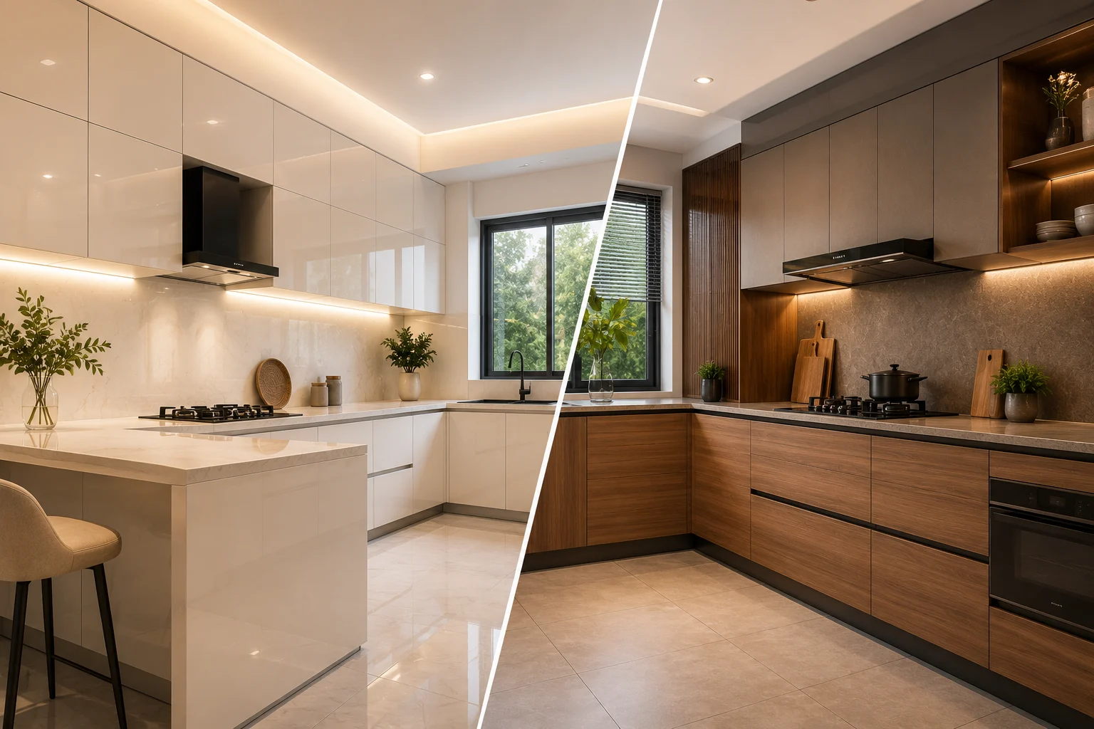 Acrylic vs. Laminate Kitchens: Which Is Better for Modern Homes?