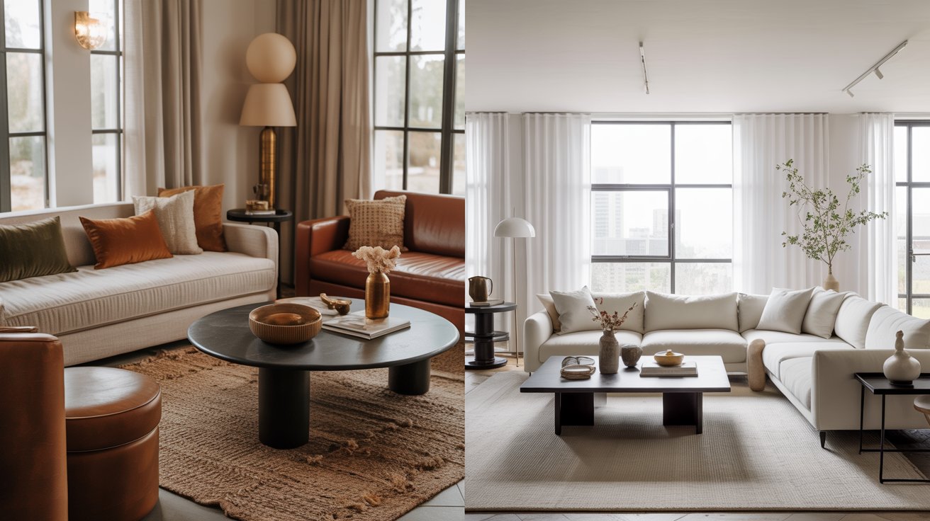 Contemporary Interior Design vs Modern Interior Design