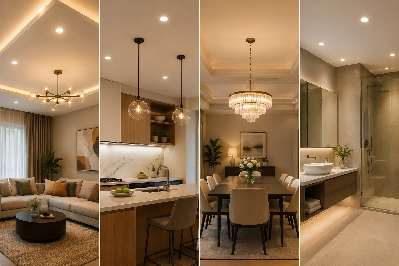 Choosing the Right Ceiling Lights for Each Room