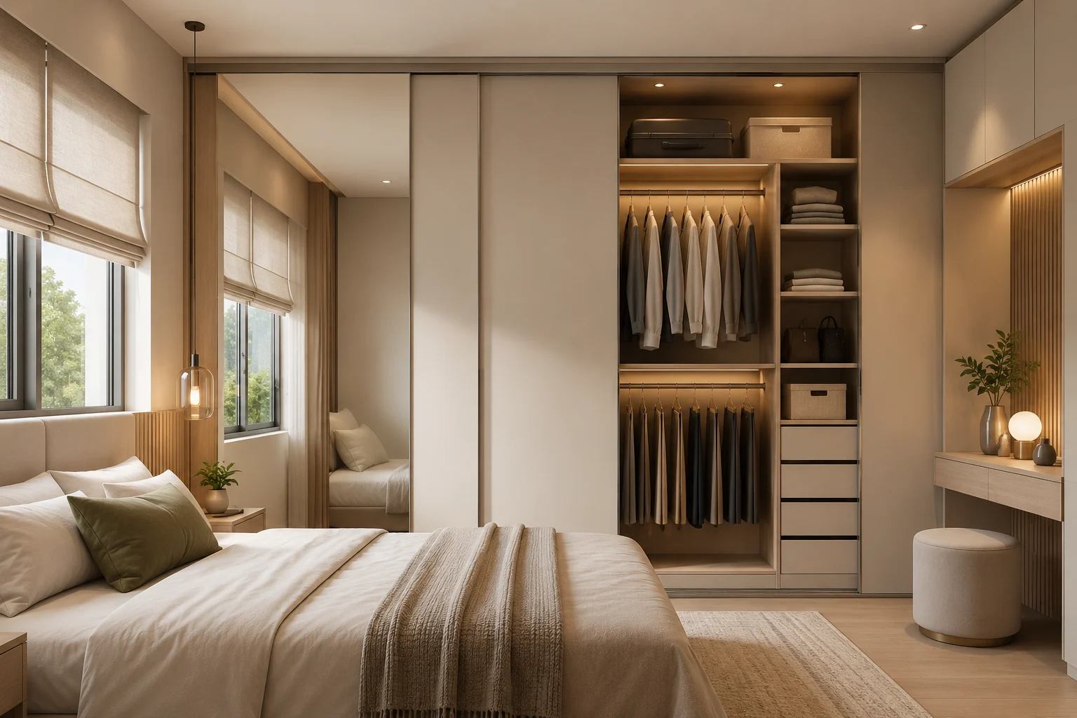 Wardrobe Ideas for Small Bedrooms