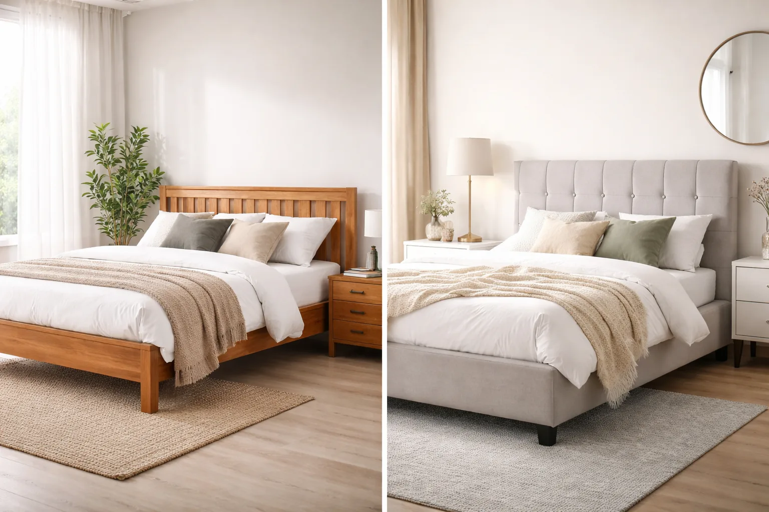 Wooden vs Upholstered Beds: Which One Should You Choose?